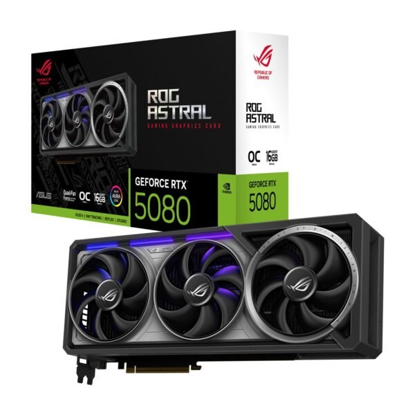 ASUS GeForce RTX 5080 ROG Astral OC 16GB GDDR7 Graphics Card
