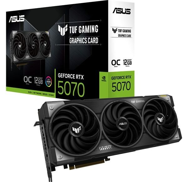 ASUS GeForce RTX 5070 TUF OC 12GB GDDR7 Graphics Card