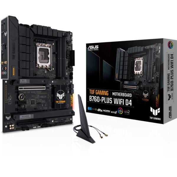ASUS TUF Gaming B760-Plus WiFi D4 ATX Motherboard for Intel LGA1700 CPUs